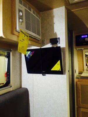 Inside the outback trailer