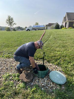 Beautiful day to pump