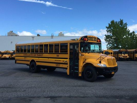 One of our brand new 2018 School Buses