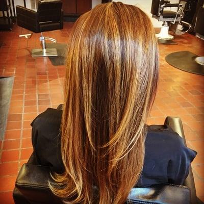 Love my Sunday's with Diane! Warmed up her Sombre Color today with a Golden Apricot Glaze...