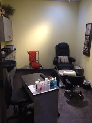 Manicure/ Pedicure room