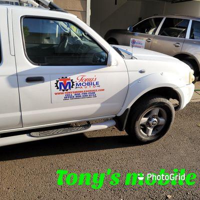 Tony's mobile 
Call us today 
#8087992506