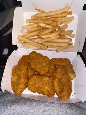 10 Piece McNuggets with French Fries