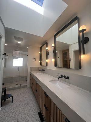 Bathroom lighting remodel