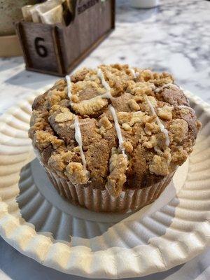 Coffee cake muffin