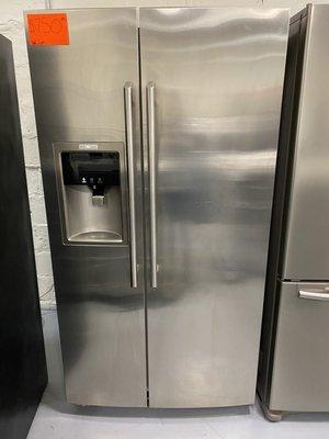 Electrolux Side-by-side stainless steel 36 inch fridge