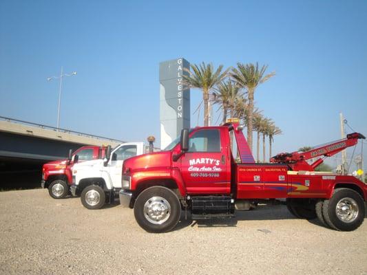 Flat beds and Boom trucks