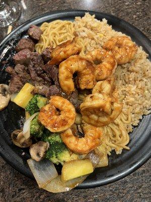 Filet & shrimp Hibachi