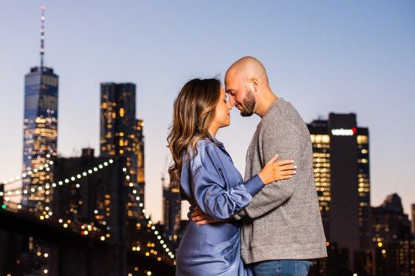 Engagement shoot @Dumbo Brooklyn in New York