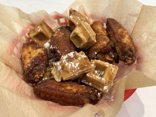 Waffle bites and wings