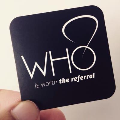 Who Designs NY, Our new "Who Loyalty Card"