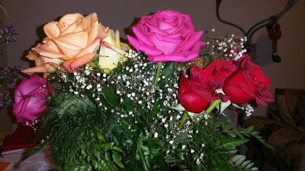 The roses opened up Beautifully!! The house smells of them