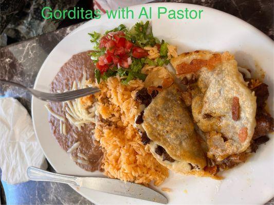 Gorditas with Al Pastor