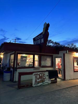 Front of Toots Drive in