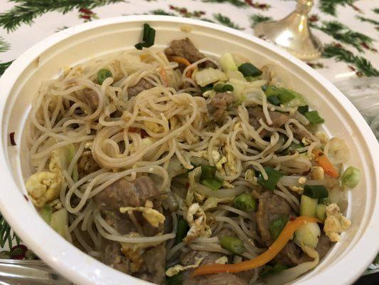 Beef thin Rice Noodle Bowl- medium spicy