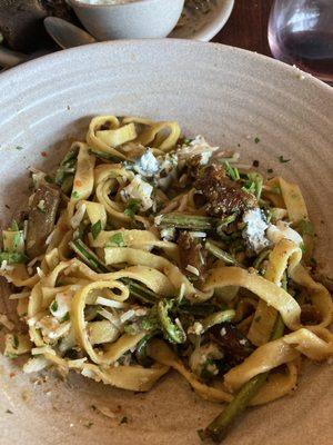 Baby Fern & Mushroom with House-Made Tagliatelle Pasta