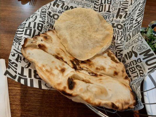 Naan & Papadum That Came With The Seafood Platter