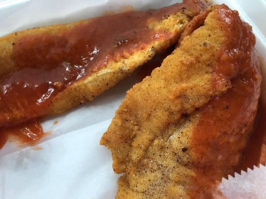 Fried whiting