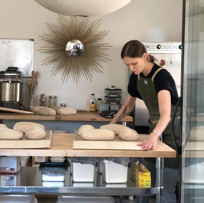 The Baker at work.