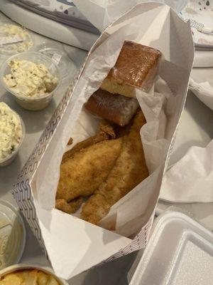 Fried Whiting Fish Platter