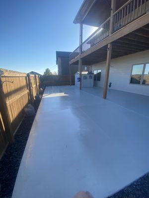 Slip Resistant Finish on patio