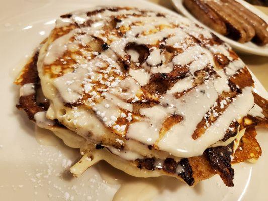 Cinnamon Roll Pancakes