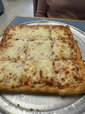 Sicilian Cheese pizza