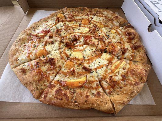 Georgia Peach specialty pizza