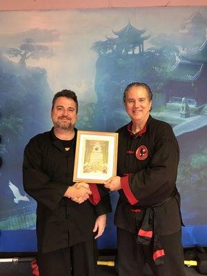 Congratulations to Chris Graves on 3Dec2022 earns Brown Sash!!!
 Sifu