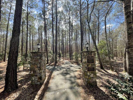 Camellia garden entrance