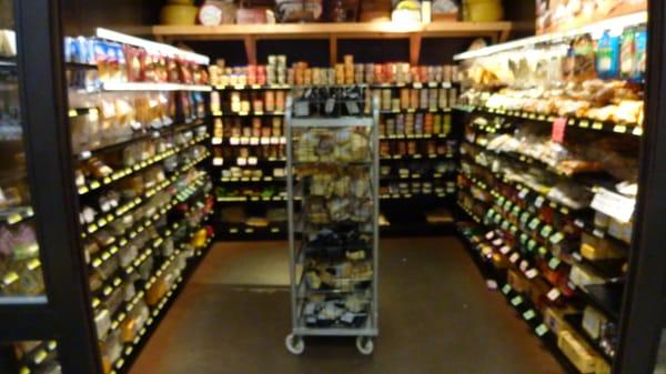 The walk-in Cheese Cellar with just about every type of cheese you could (and couldn't) imagine!