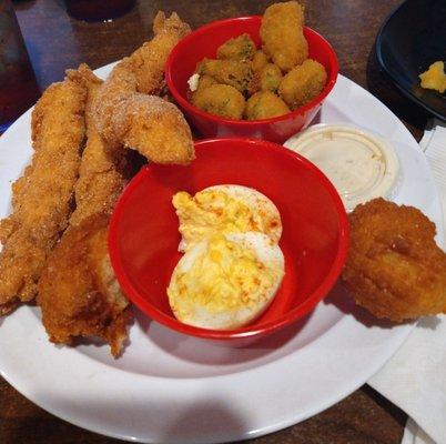 Fried fish dinner