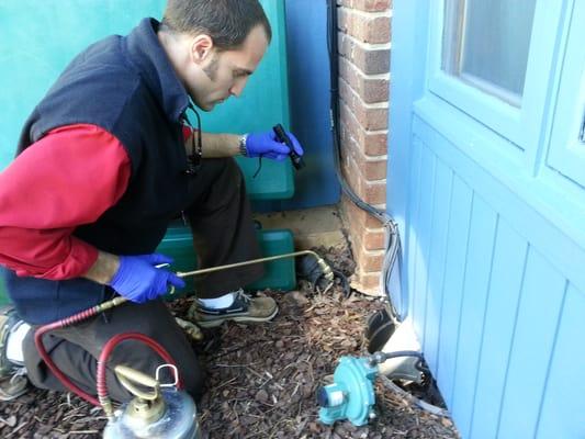 Step 4 Inspect for and treat insect entry points such as crawl space ventilation