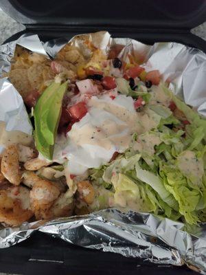 Macho Nacho w/ shrimp