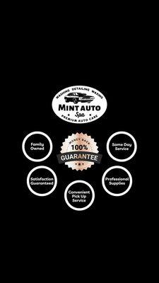 Mint Auto Spa Guarantee