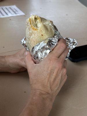 Veggie burrito + sour cream & guacamole -- came to $20. This is excessive. For no protein how bout include the SC & G?