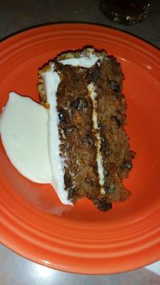 Carrot cake from La Mousse Bakery! So moist and delicious!