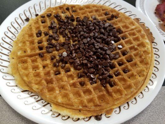 Chocolate chip waffle