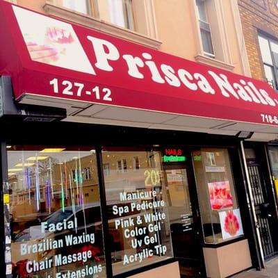 Prisca Nails, located at 127th Street and Liberty Ave.