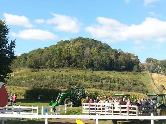 Orchard and wagon ride