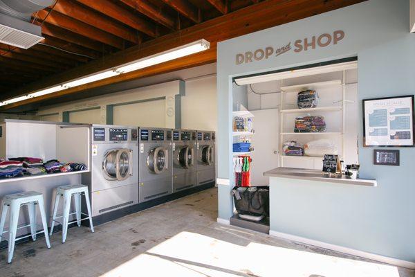 Large Machines to get your laundry done all at once!