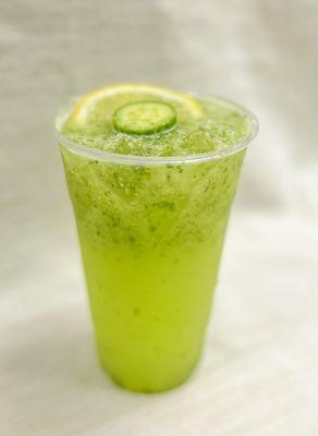 Homemade Fresh Green Herb Lemonade