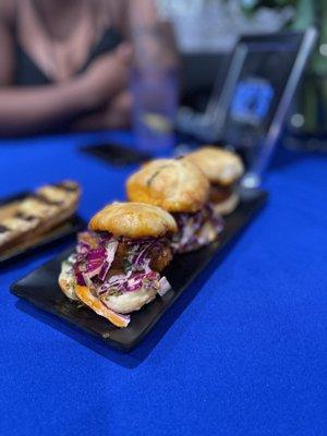 Honey buffalo sliders