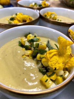 Sweet Corn Gazpacho