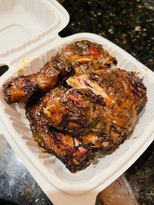 Jerk Chicken (Dark Meat) - Side Order!....Mild on the heat, but seasoned & great on the flavor!!