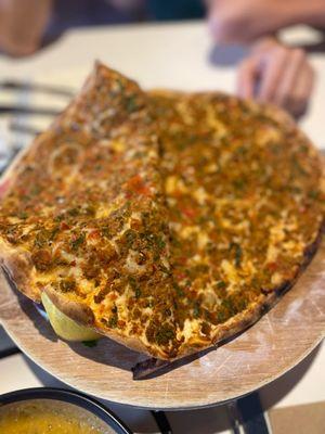 Lahmacun ( Turkish Pizza )