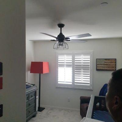 Added new ceiling fan