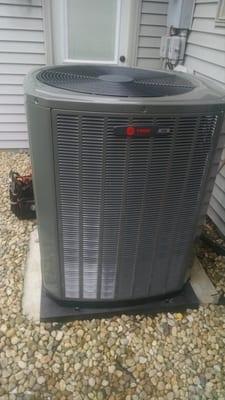 This is a Trane ac unit installed in Columbus In. Very quiet system.