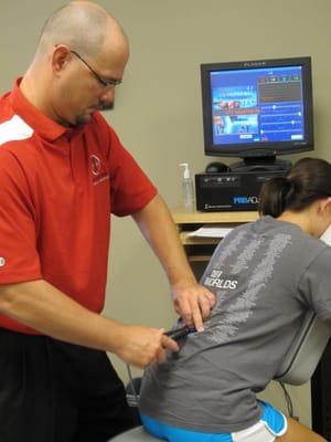 Gentle instrument assisted spinal manipulation available to those who do not want manual manipulation.