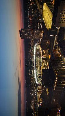 Target field view from the room